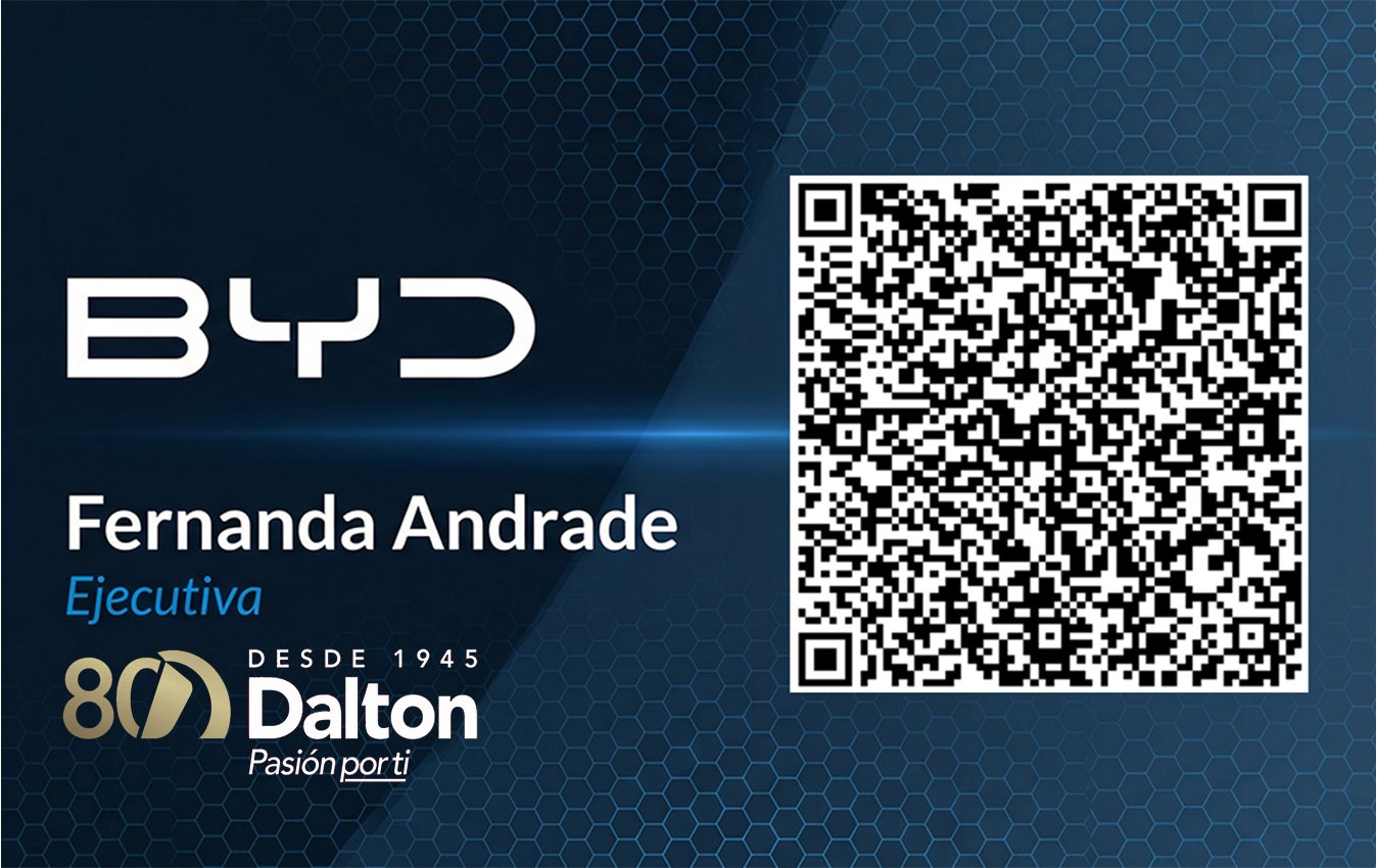 Tarjeta Infinita de BYD