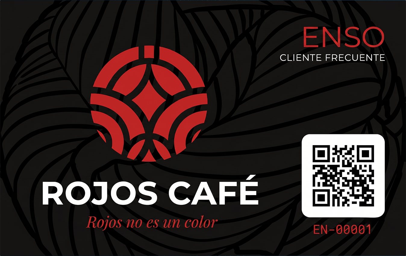 Tarjeta VIP del club de Rojos Café